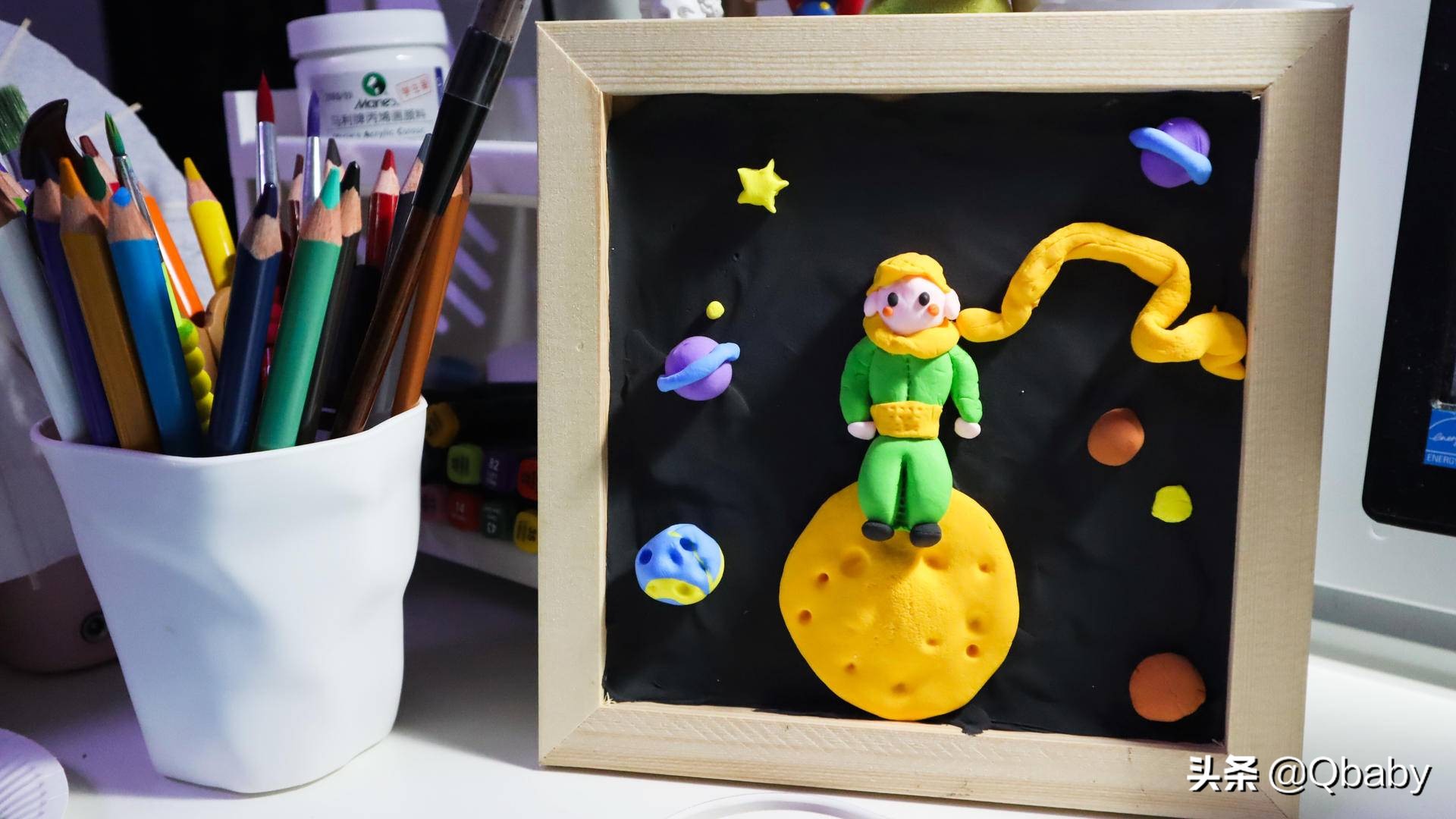 在家也能上美术课,美术课手工