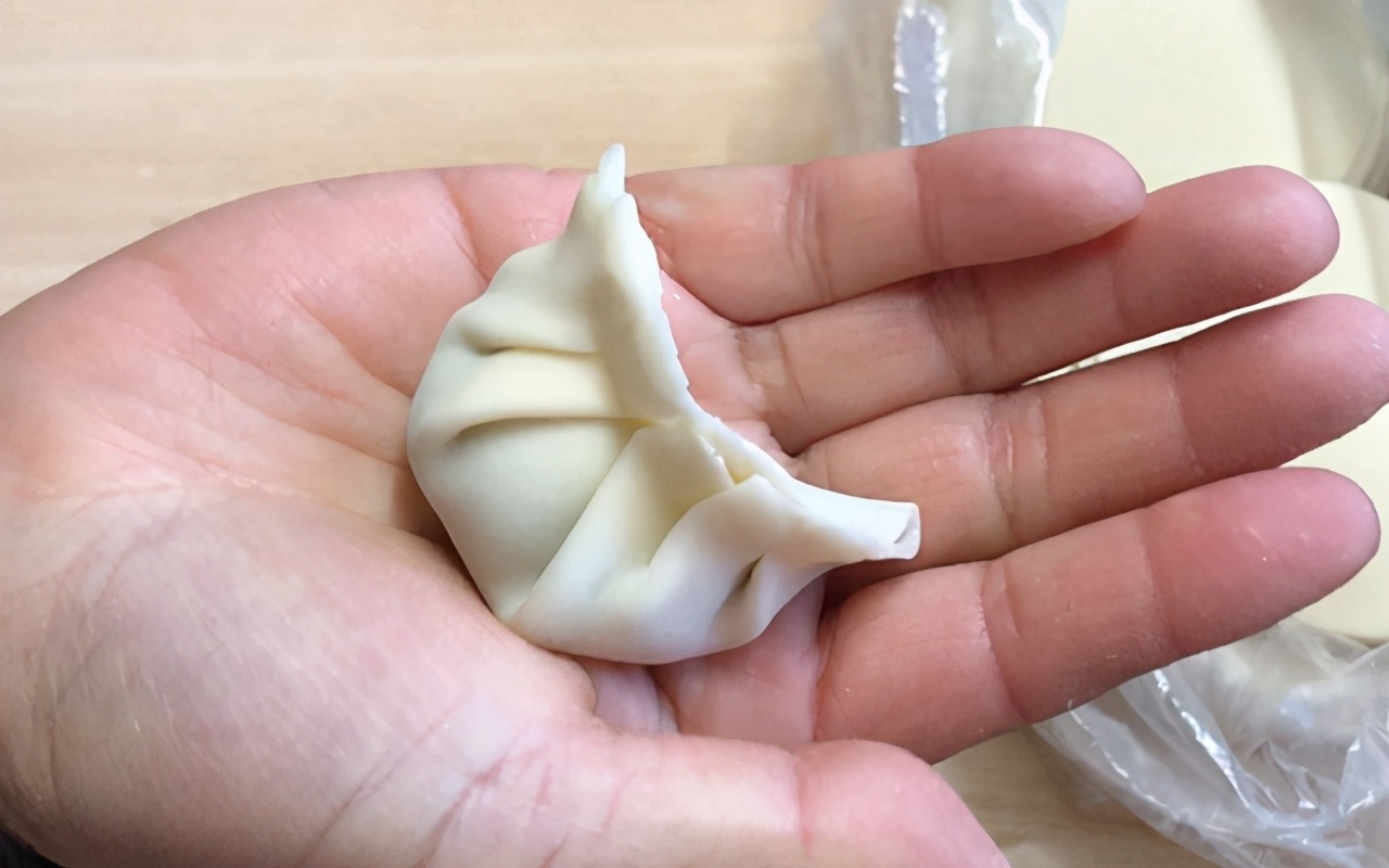 双色花样水饺包法,不会包饺子饺子怎么包才好看