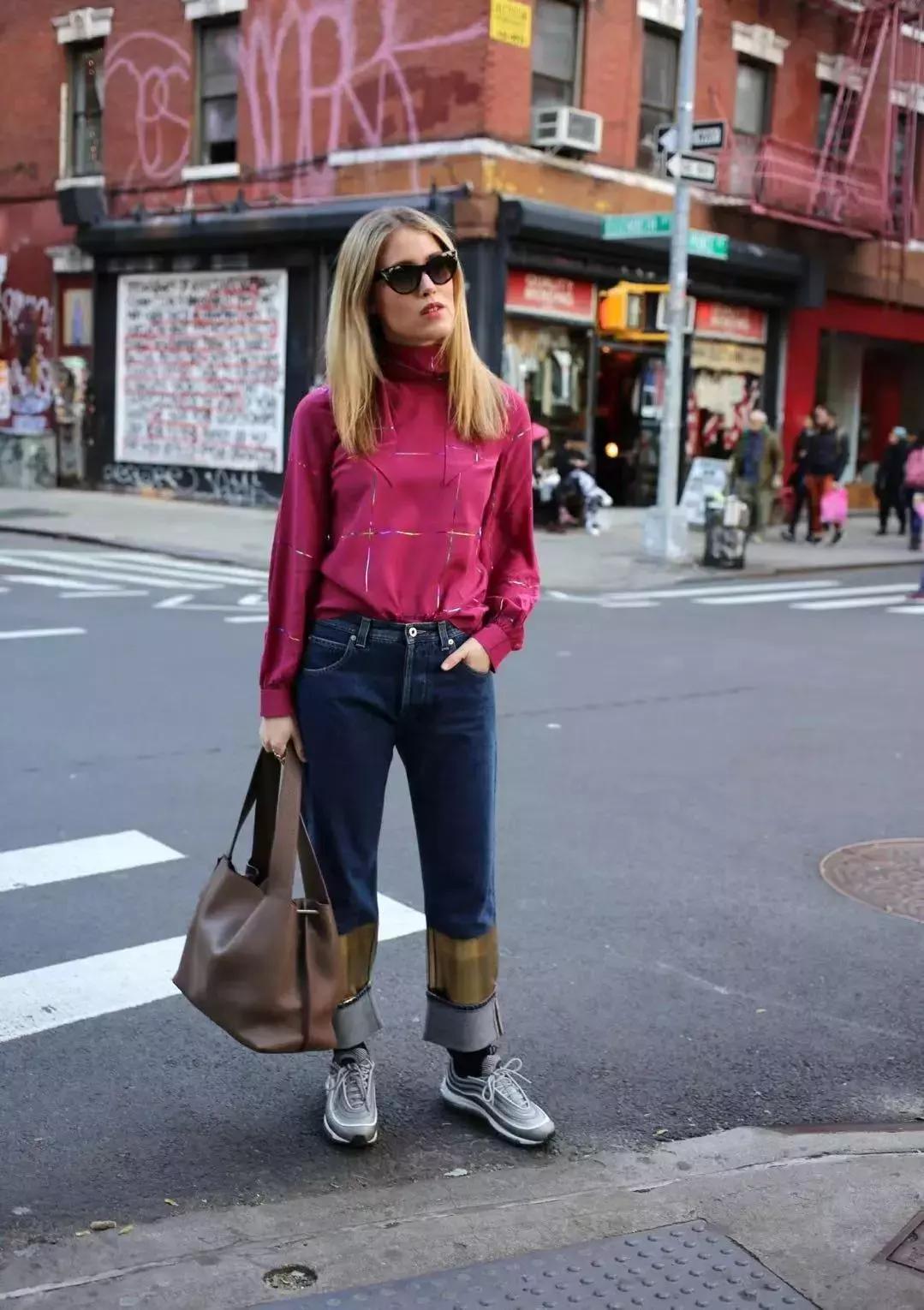 什么牛仔裤卷边好看还好穿,男士百搭休闲修身裤卷边裤夏款