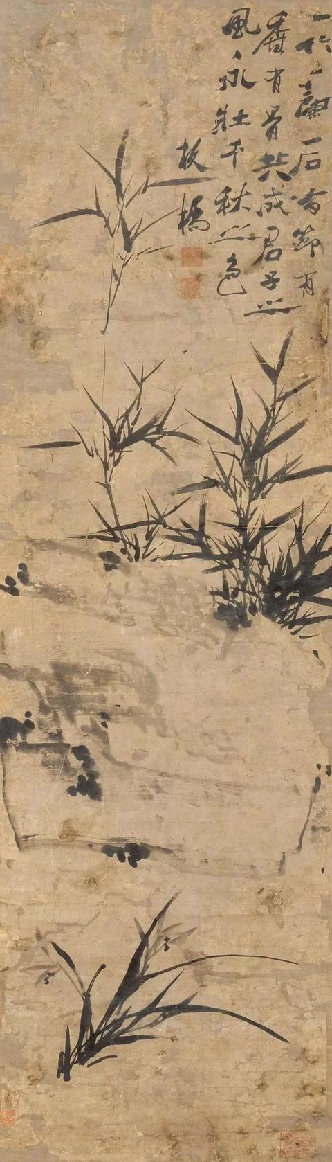 郑板桥听竹图高清大图,郑板桥竹子画欣赏三百字