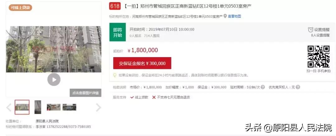 司法拍卖河南,司法拍卖工业用地住宅房