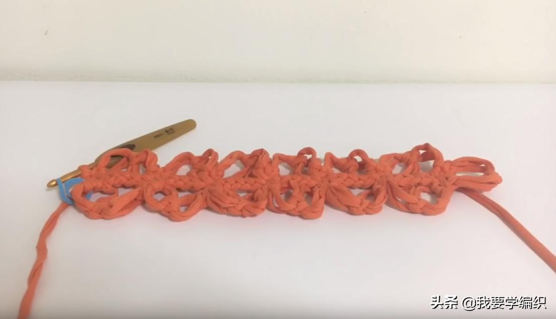 钩针花边袋,手提袋的钩织方法