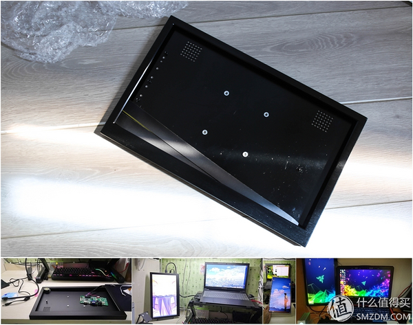 笔记本液晶屏diy触摸屏,废弃笔记本显示器diy便携显示器