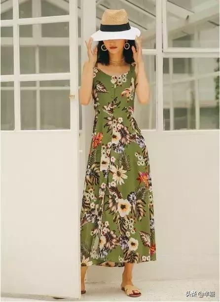 连衣裙海边度假沙滩裙超仙,超美海边度假裙
