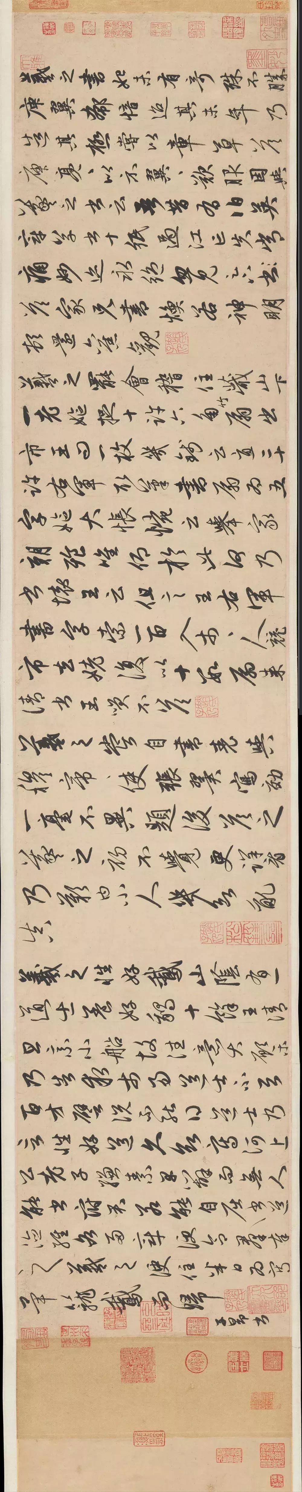 赵孟頫抄写的王羲之轶事四则,王羲之与赵孟頫十七帖对比