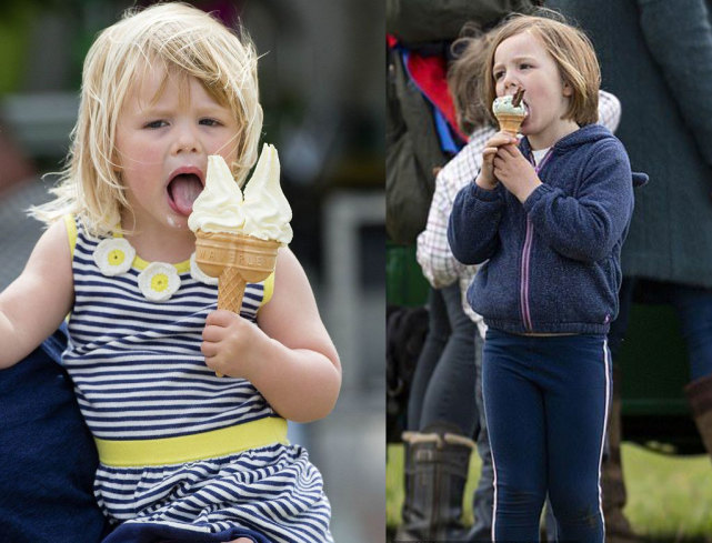 英女王的两孙女,英女王曾孙女