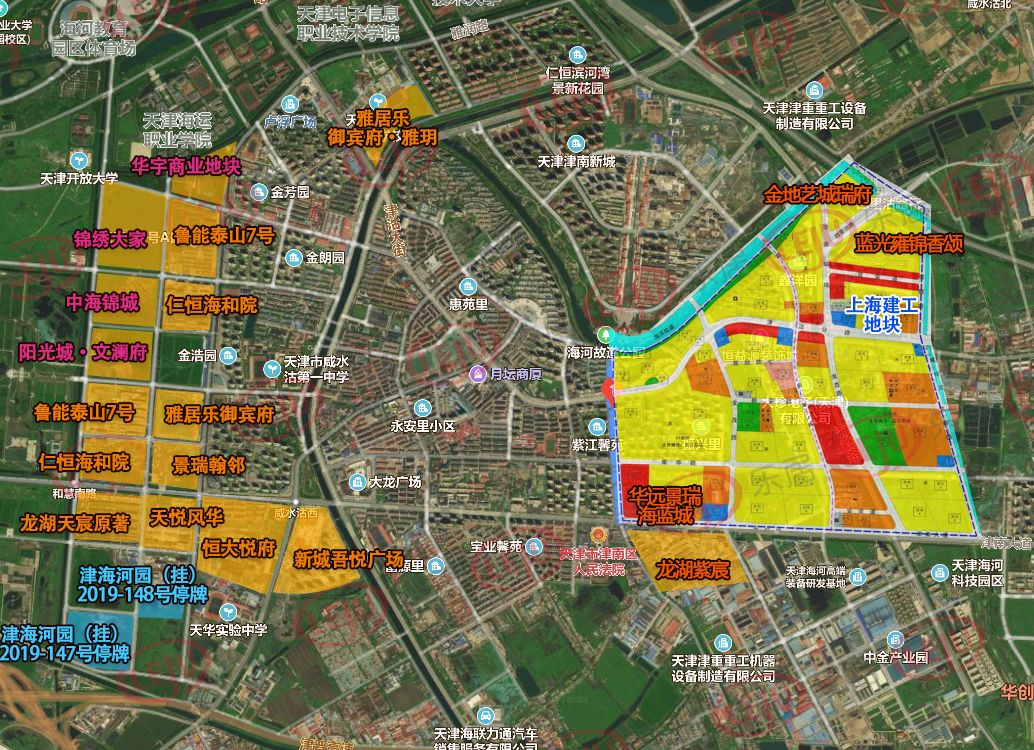 津南新城项目,津南新城片区规划