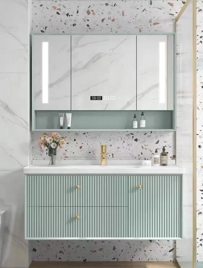 卫生间装修不能错过的浴室柜,小的卫生间如何选浴室柜