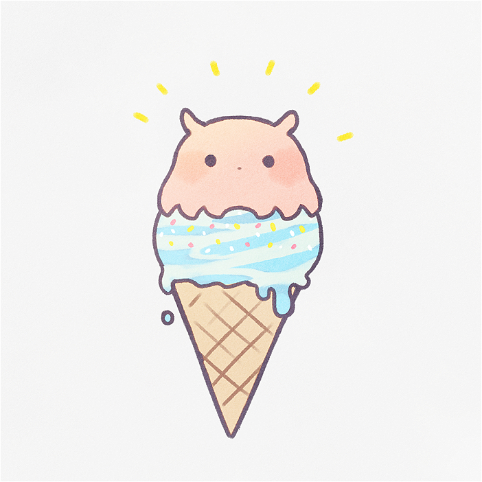 100个水彩美食插画,奈良美食插画