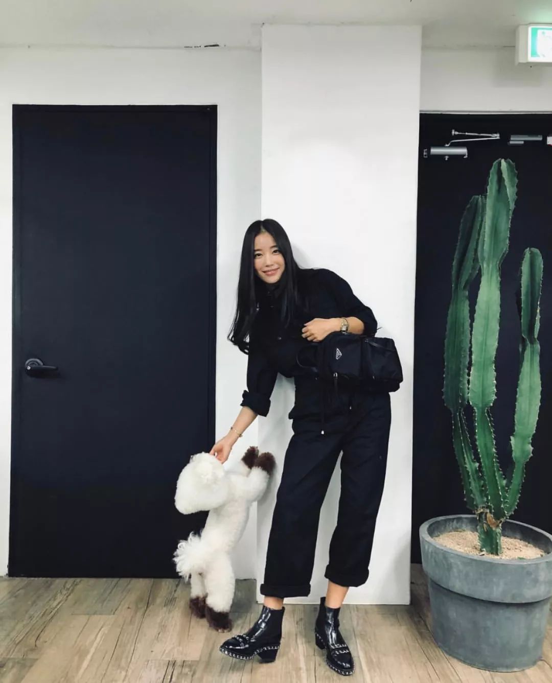 欧美时尚博主穿搭示范冬,韩系慵懒风冬季穿搭博主