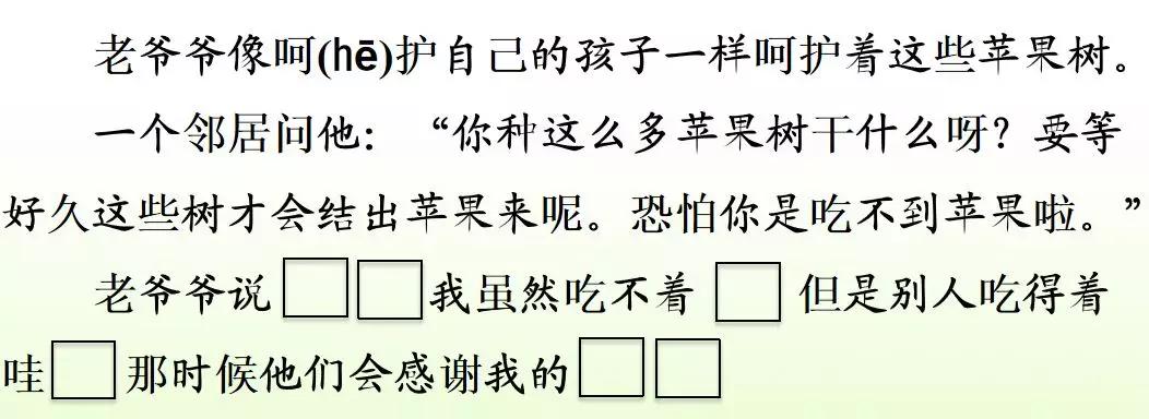 部编版二年级下册语文第4课《*小平邓**爷爷植树》知识点+图文讲解