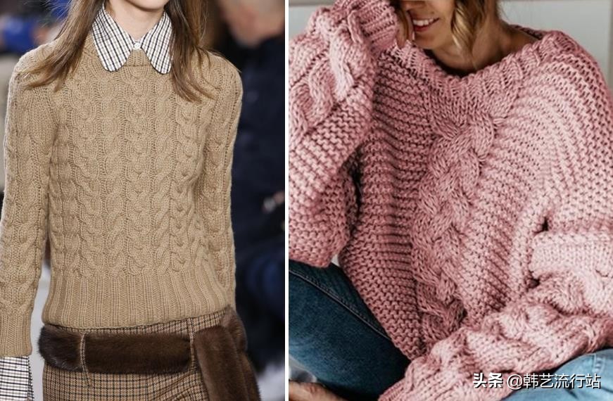 宽松休闲毛衣女韩版慵懒风的编织,又到了编织毛线的季节