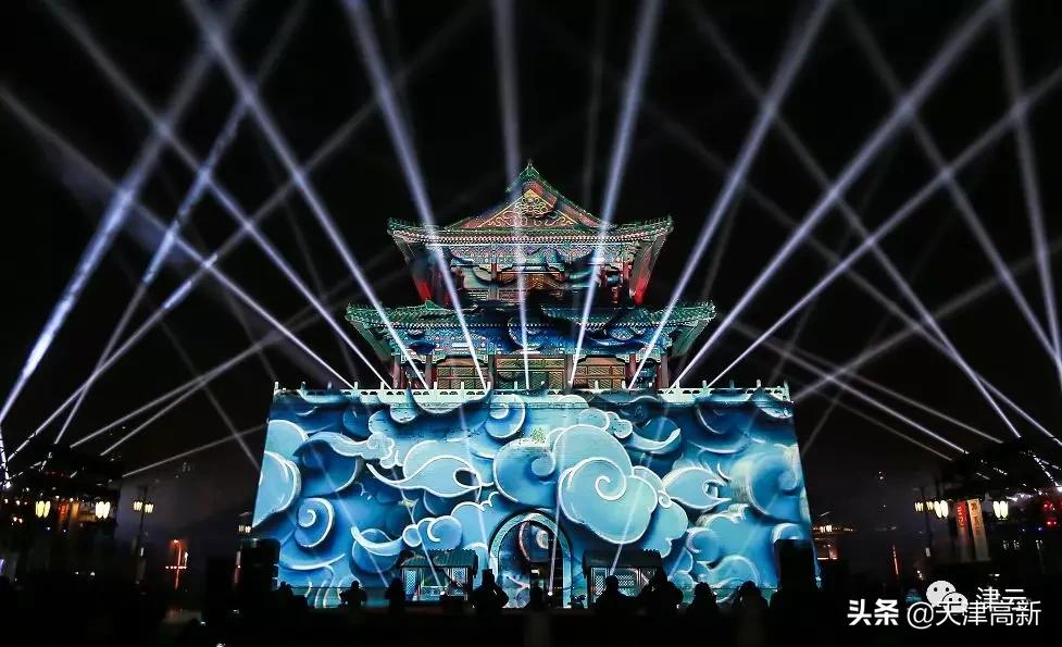鼓楼灯光秀庆天津616岁生日,天津2022年鼓楼有灯光秀吗