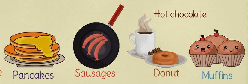 美食常用英语词汇大全,高效记英语单词食物