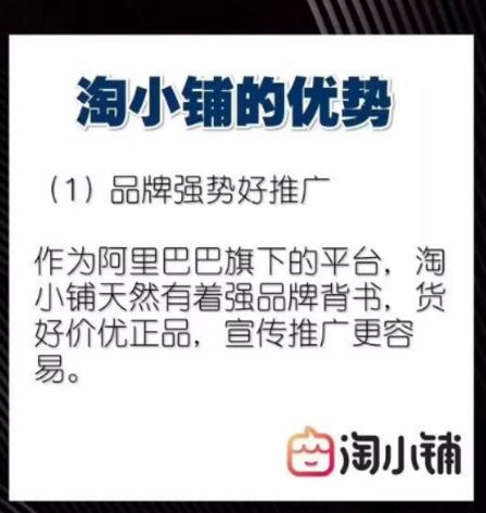淘小铺供应链经营模式,对淘小铺的认知