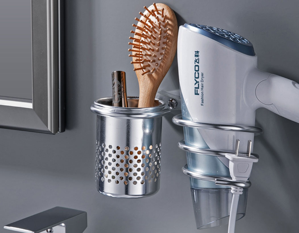 毛巾架太空铝免打孔,毛巾架选免打孔的结实吗