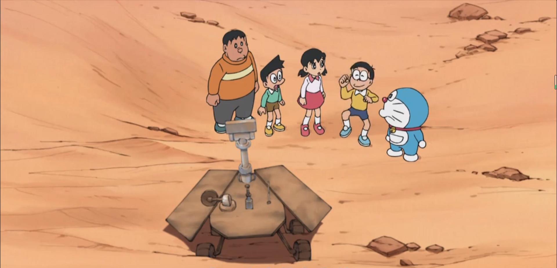 哆啦a梦被关在海底监狱 (哆啦a梦火星人来访)