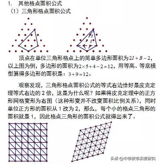 皮克公式图解大全,皮克公式证明方法