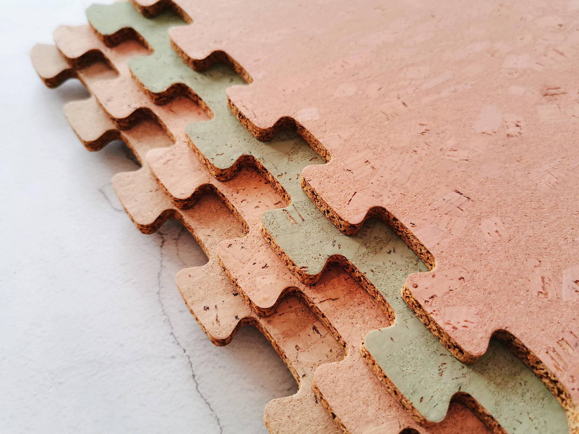 橡儿天然软木拼接地垫，装点你的家居风格