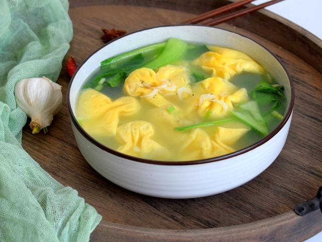 一周三菜一汤不重样蛋饺怎么做,菠菜鸡蛋汤饺