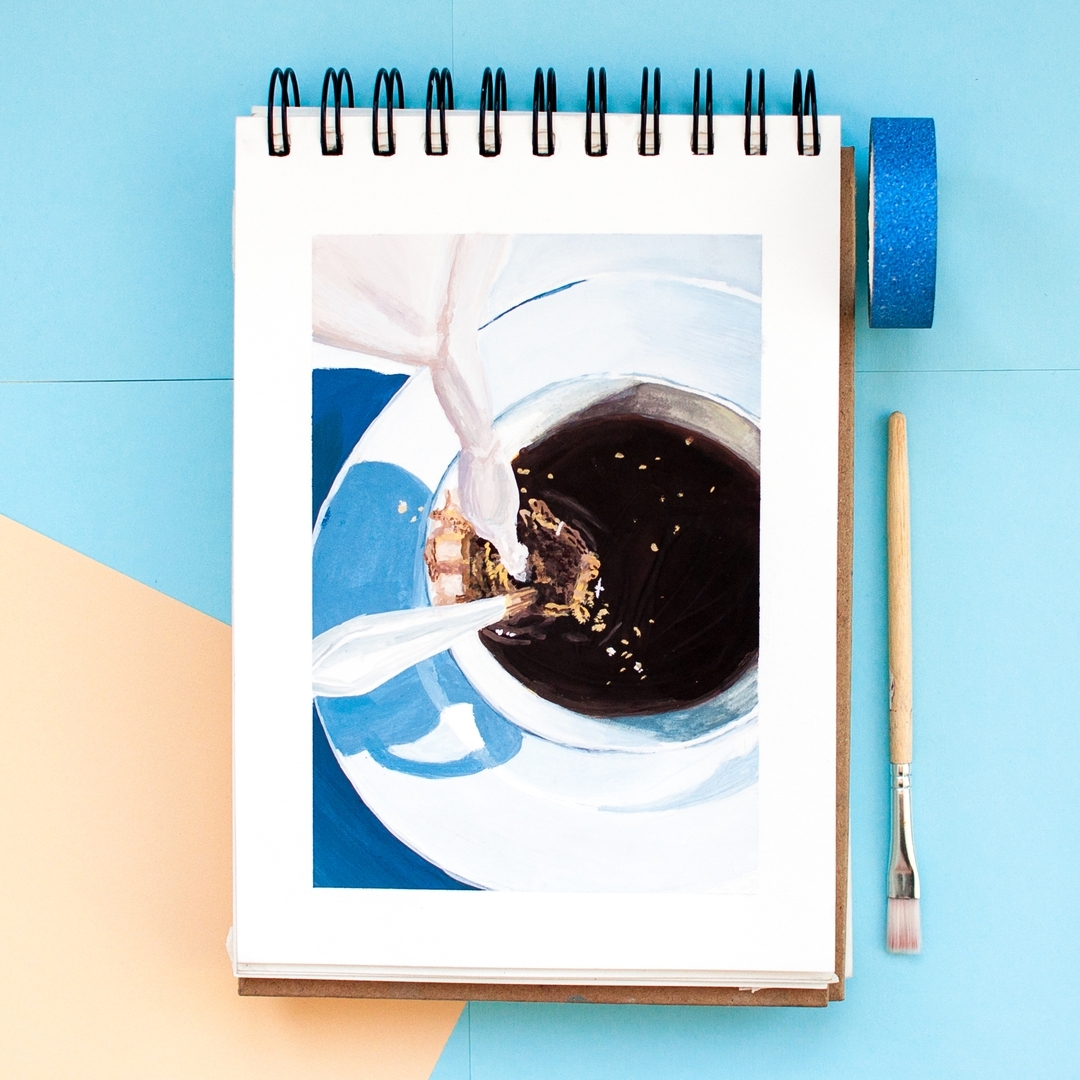 水彩手绘风景,sketchbook水彩手绘