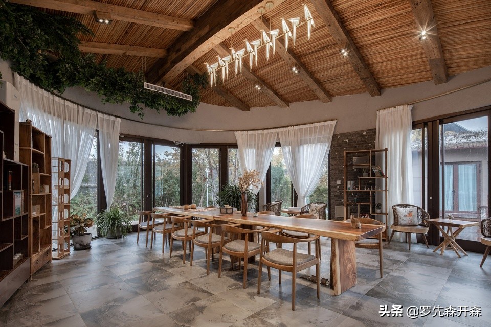 天津景区民宿设计效果图,旅游度假区民宿设计方案效果图