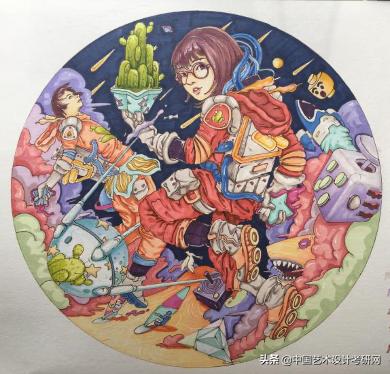 曾经的“反面教材”，现在的手绘第一！三战清美，曲径如何变通途