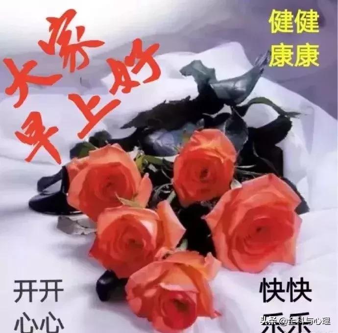 早上好正能量问候语带字图片,周一早上好祝福问候语最新版多图