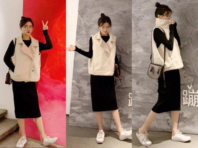 马甲背心女款秋冬高端,秋冬加厚加绒保暖羽绒棉马甲背心