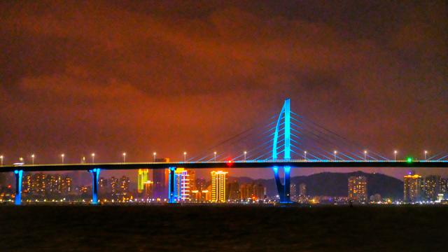 珠海游澳门夜间风景,在珠海看澳门夜景最佳观赏地点