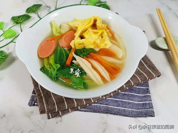 剩面团做早饭,剩面团怎么做面条