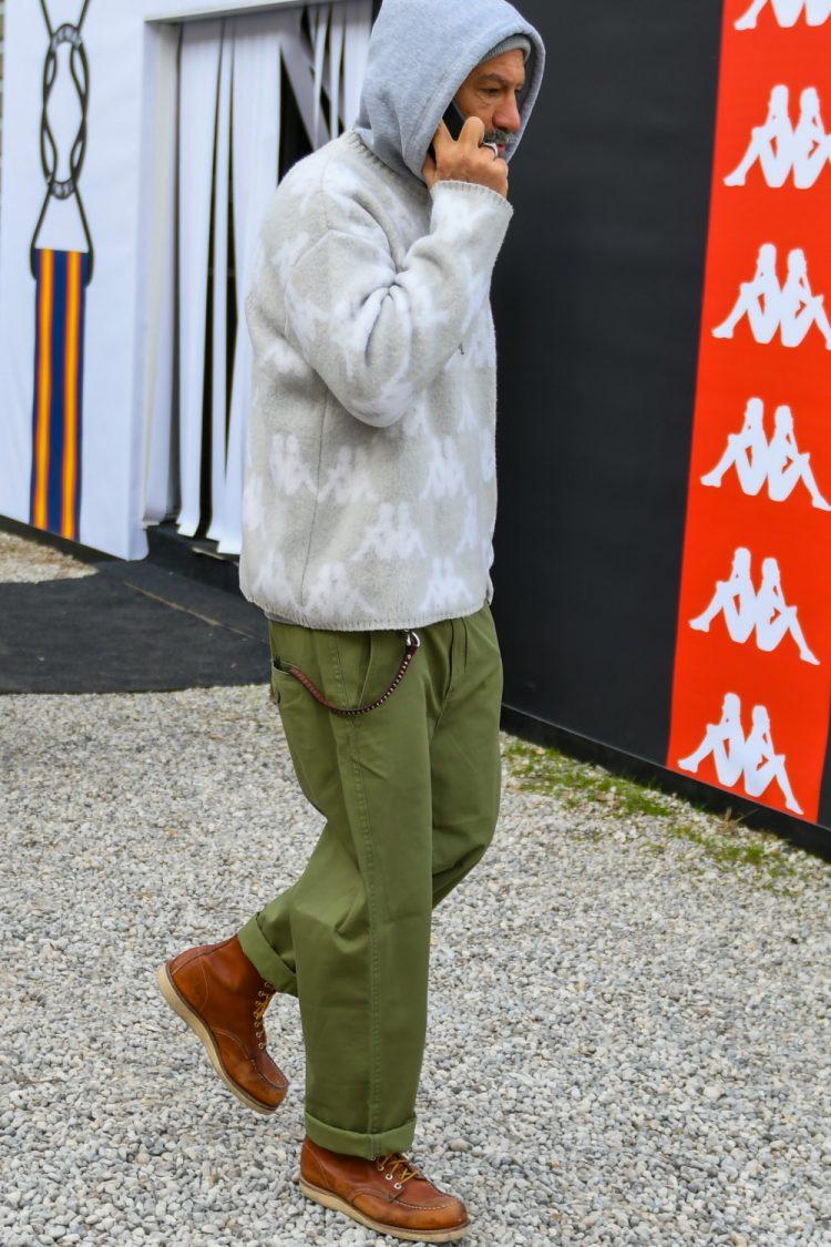 复古阔腿裤搭配靴子,复古文艺范下垂感超好的阔腿裤