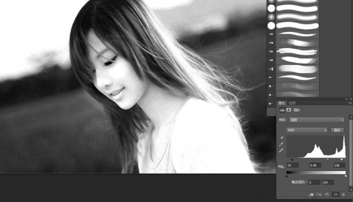 ps复杂背景发丝相近颜色抠图方法,ps通道抠人物发丝