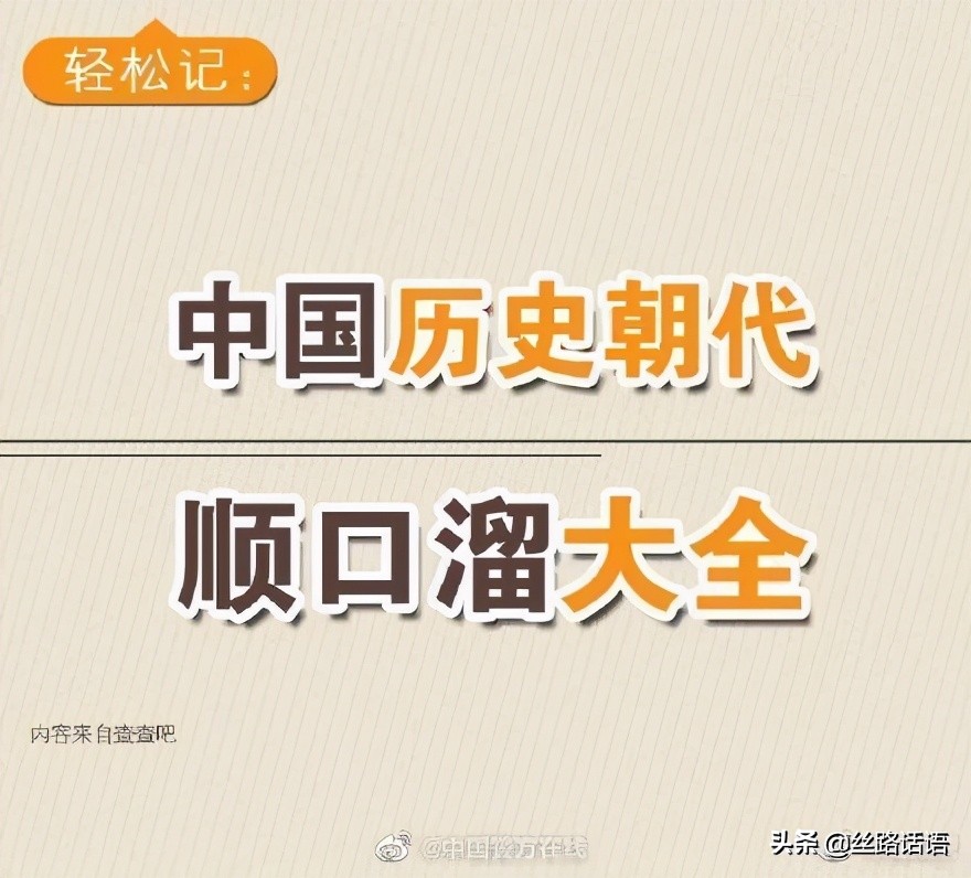 涨知识中国历史朝代顺序,中国历史朝代顺序表顺口溜带音乐