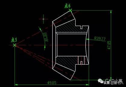 cad标注尺寸和实际不符,cad中坐标标注怎么设置