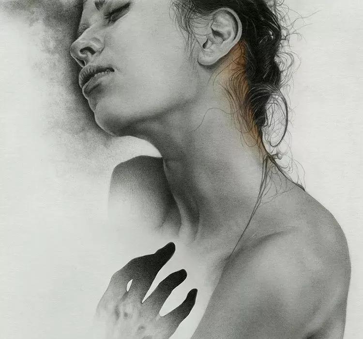 日本艺术素描画家,日本画家的素描作品