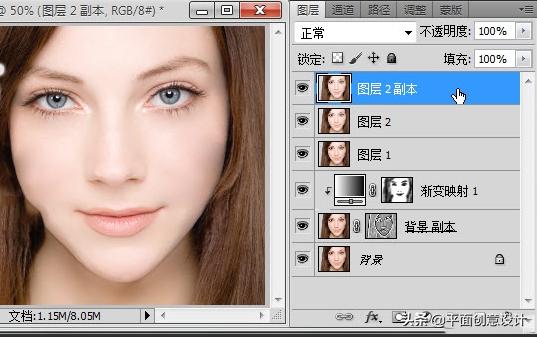 ps人像祛斑磨皮步骤,ps人像磨皮教程与五官调整