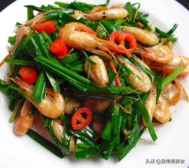 虾仁炒什么小孩补钙,韭菜鸡蛋炒河虾宝宝版