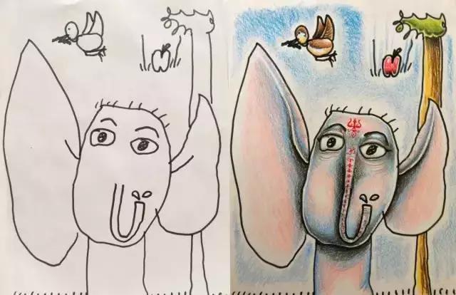 老爸爆改女儿的灵魂涂鸦,登上TED,创造出最有爱的艺术合作!