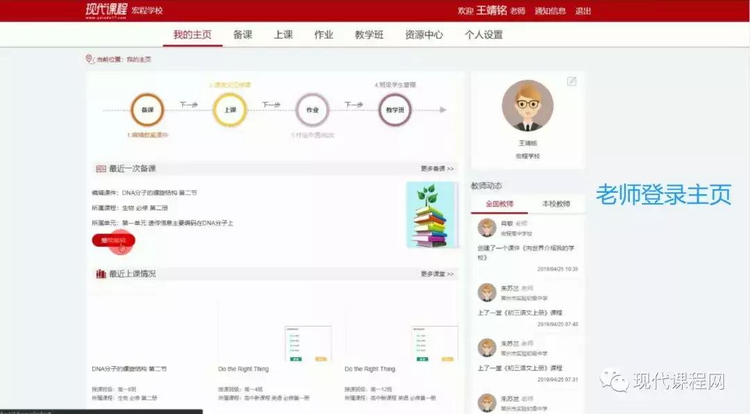 现代网络技术与课堂教学,教学信息化互动平台