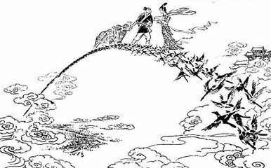 追兔捉鹰,撵兔子逮鹰的话