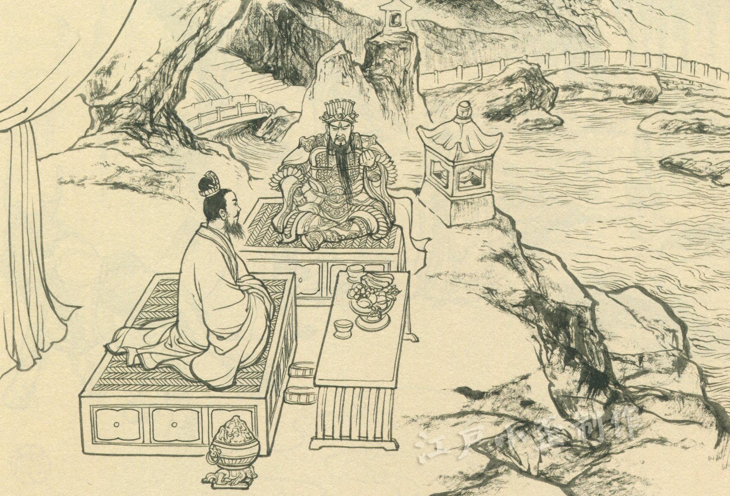 武财神赵公明的图片,赵公明财神爷的神话故事