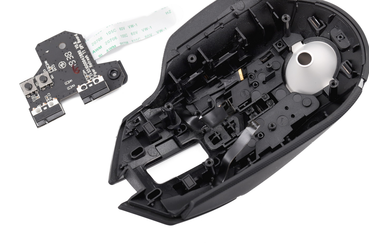 雷蛇巴塞利斯蛇终极版鼠标防滑贴,雷蛇巴塞利斯蛇v3鼠标拆解