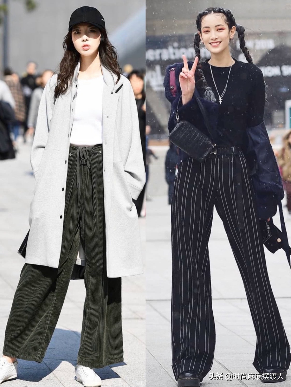 韩系休闲风简约好驾驭的早春穿搭,简单好看的韩风穿搭女