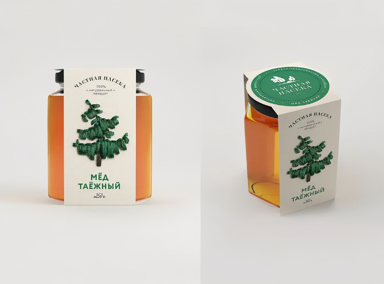 蜂蜜插画包装设计创意,高端蜂蜜产品包装设计