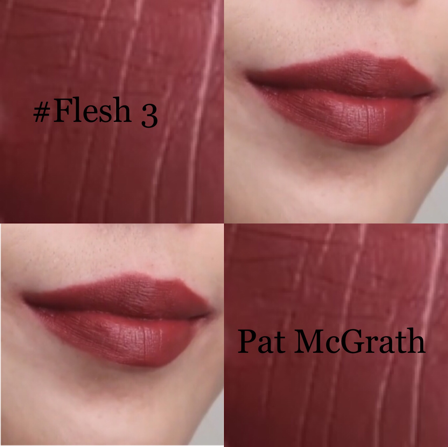 tomford口红试色及推荐,patmograthlabs口红