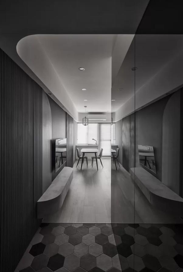 两种纯色六角砖效果图,无缝地砖叫什么砖好看点