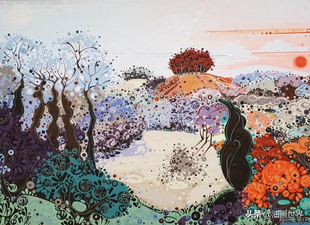 美丽和谐的色彩,丰富的图案,令人回味