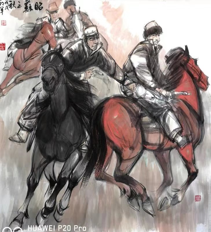 郎军画家作品价格,郎军国画60幅