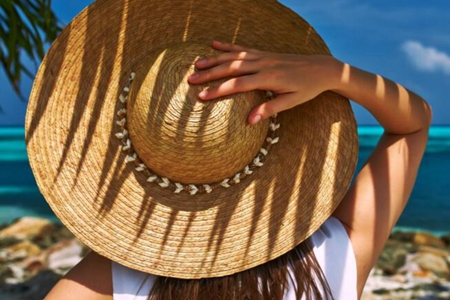 女士夏天草帽大全,夏天优雅草帽女款